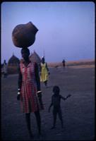 Nuer woman - She walked miles to get water from pools