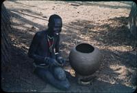 Making a H2 0 pot. Nasir - 1955