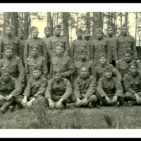 Group of 2nd Battalion 358th Infantry 90th Division. 
